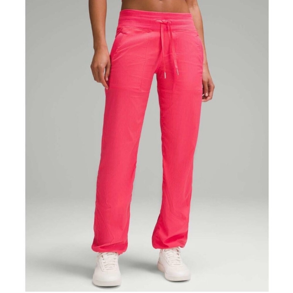 Lululemon Athletica Glaze Pink Dance Studio Mid-Rise Pants 4 EXC